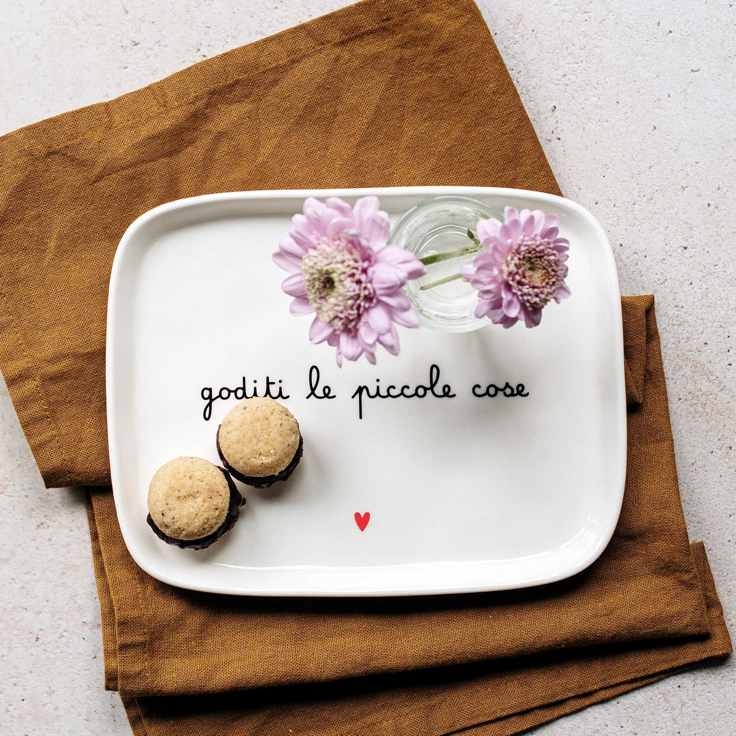Piatto - Goditi le piccole cose