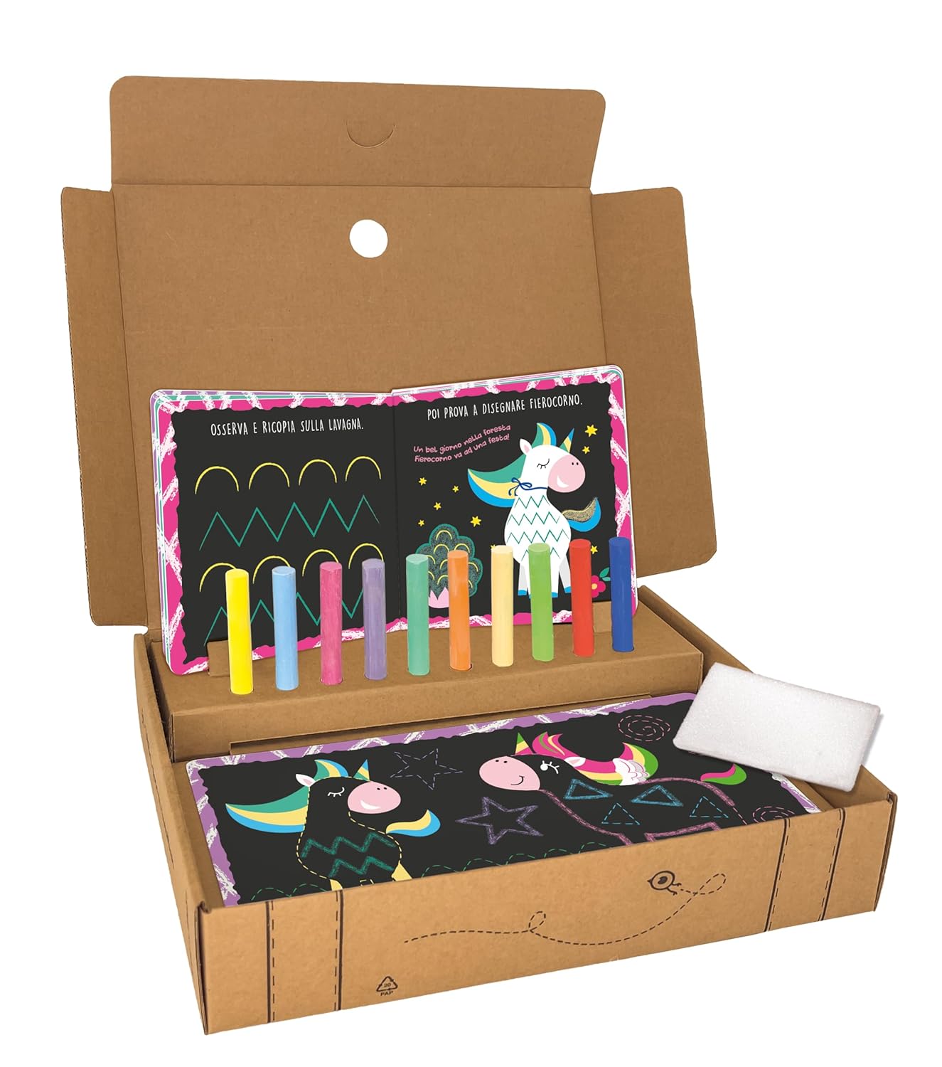 Lavagnette Traccio e Imparo - Unicorni