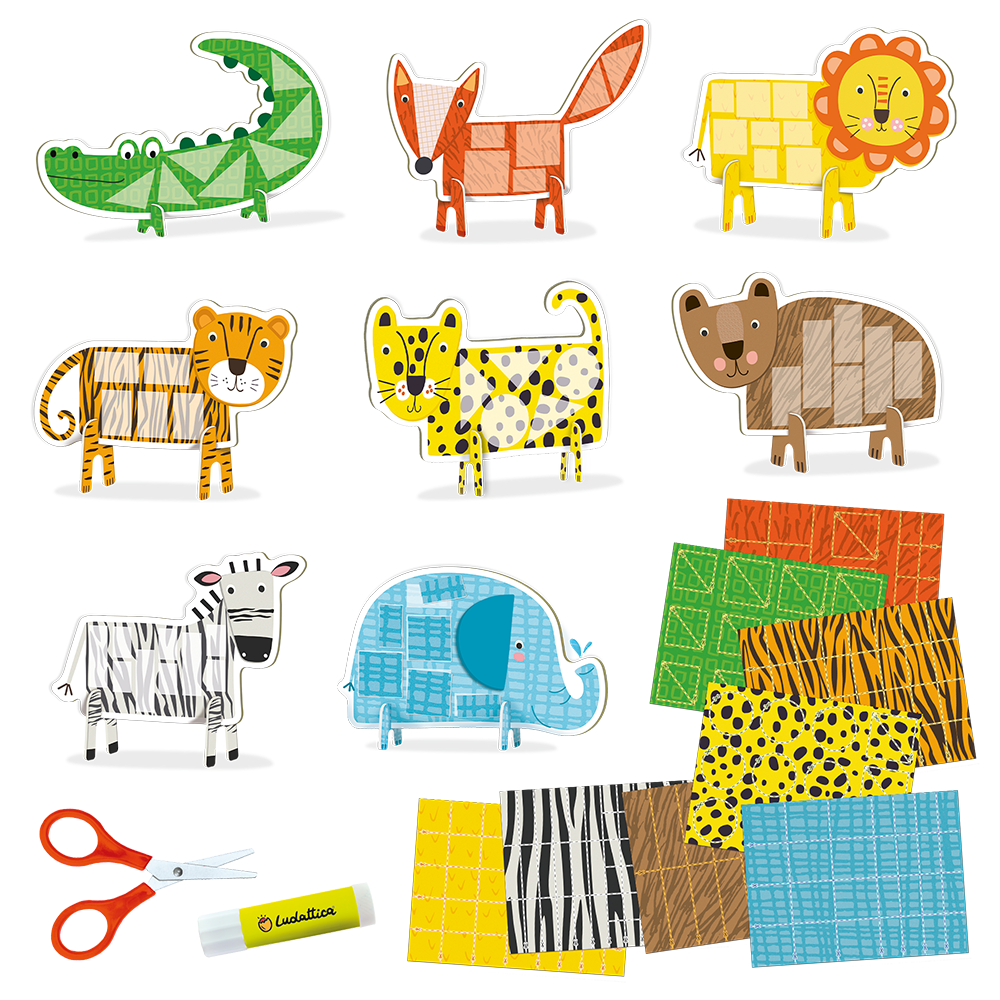 Collage degli animali