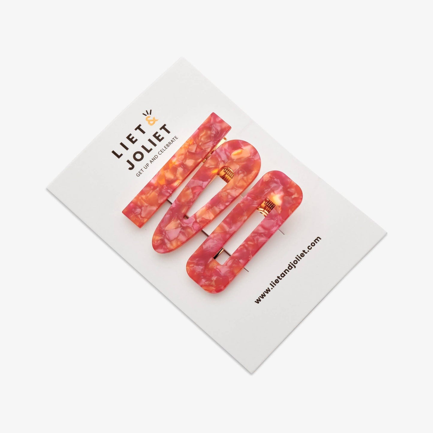 Set 3 Fermagli - Rosso