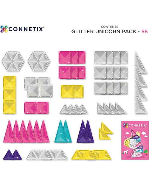 Glitter Unicorn Pack - 56 Pezzi