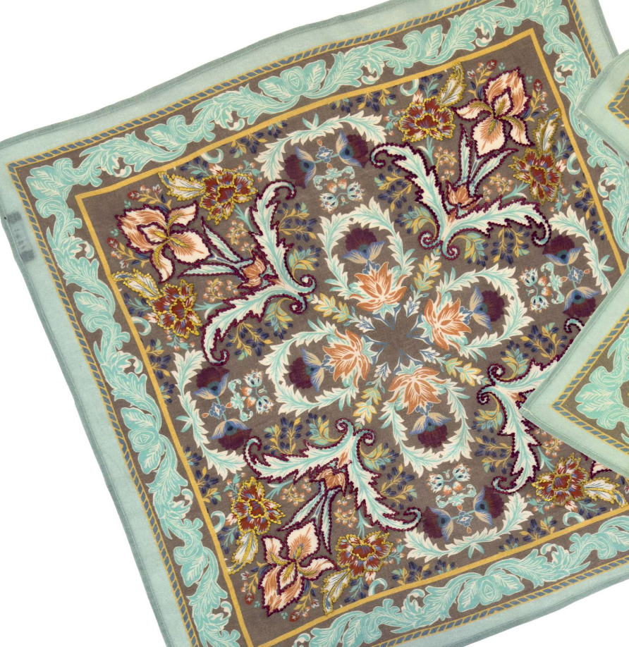 Foulard - Fiore Turchese