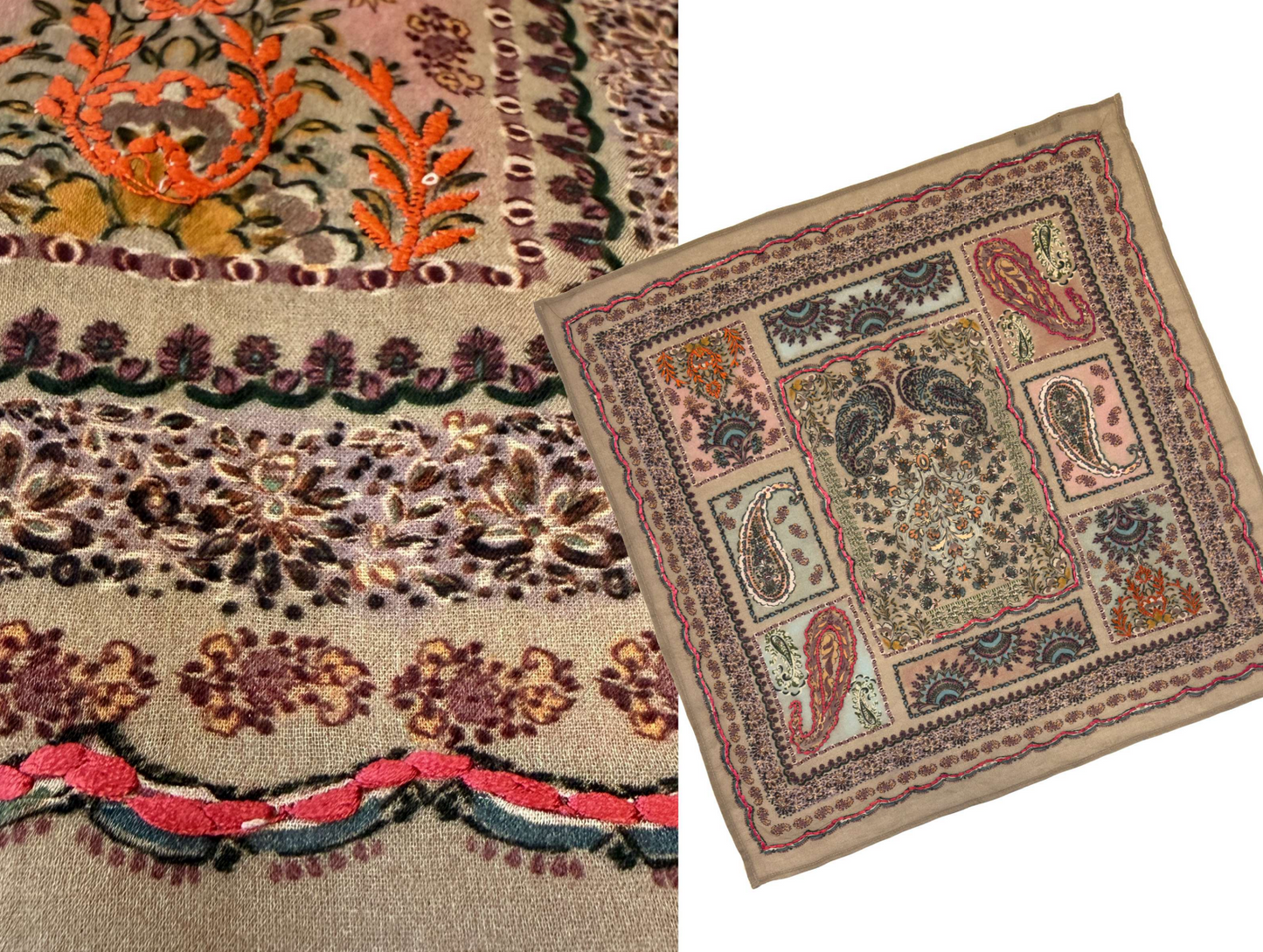 Foulard - Jaquard Grigio