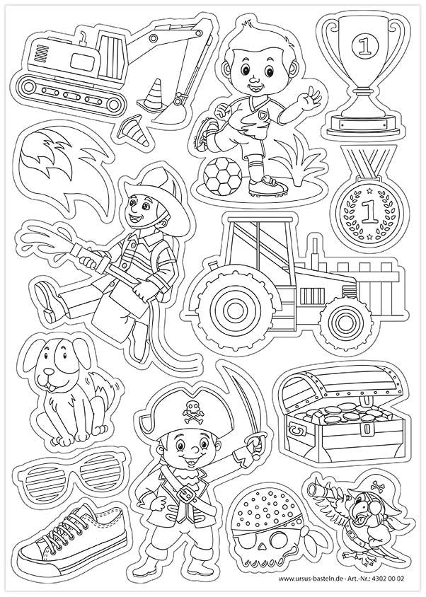 Magneti da colorare - Adventure