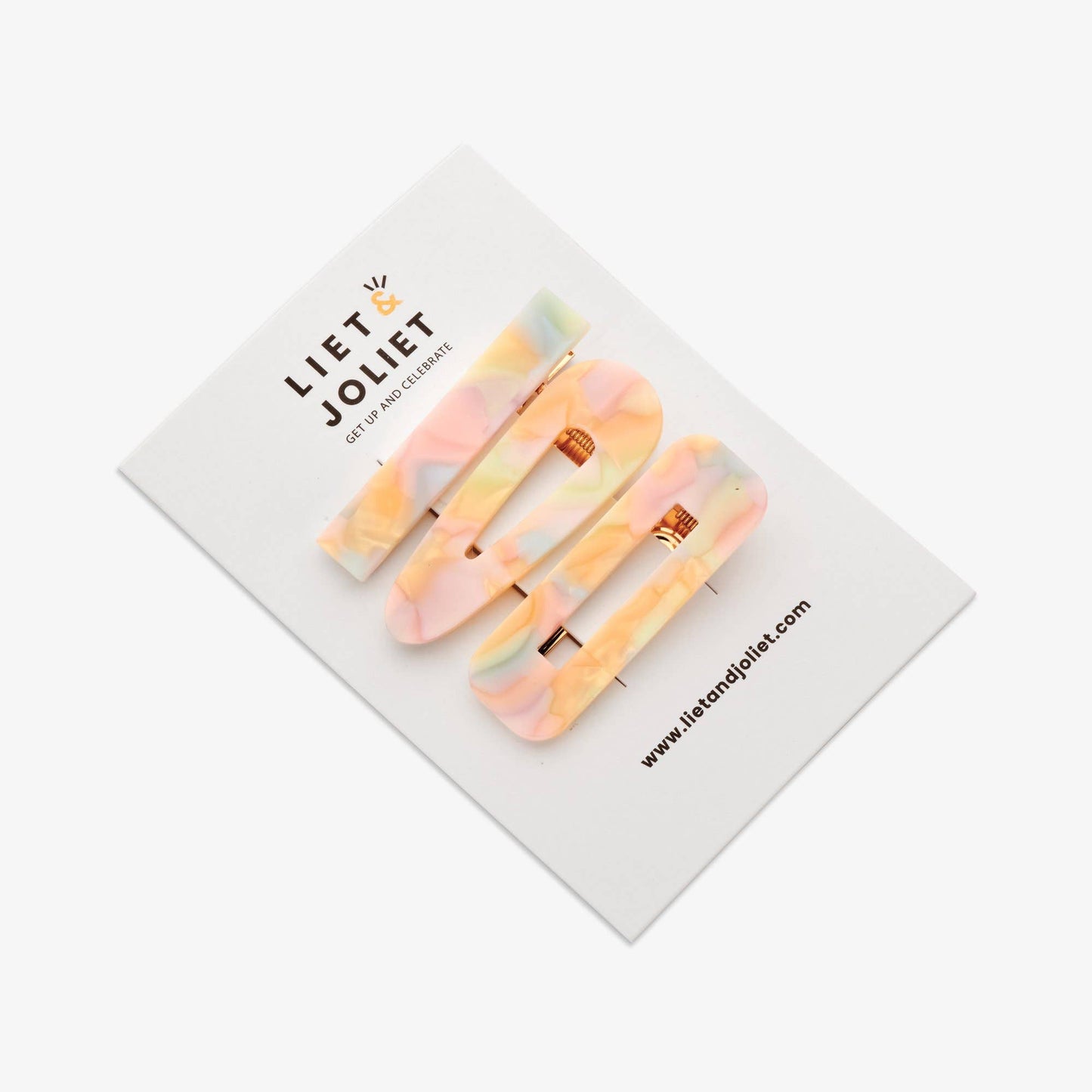 Set 3 Fermagli - Rosa