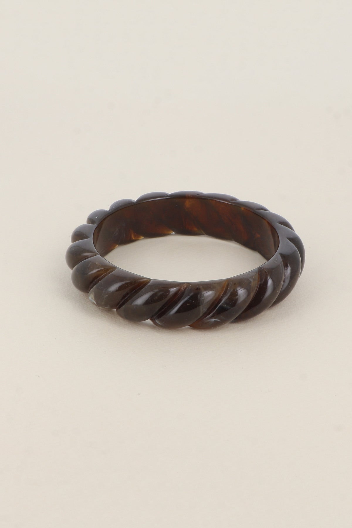 Bracciale Rigido - Marrone