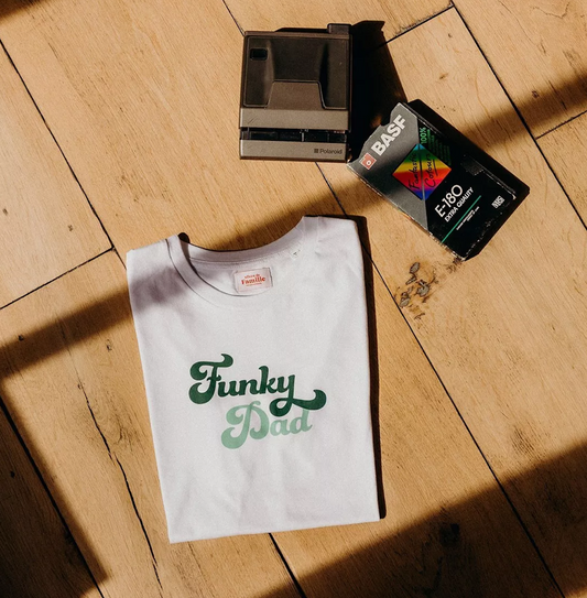 T-shirt Funky Dad - Bianco