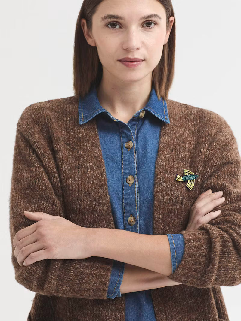 Cardigan lungo - Brown