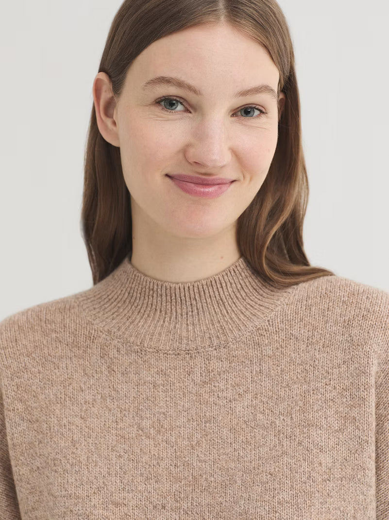 Collo alto - Beige