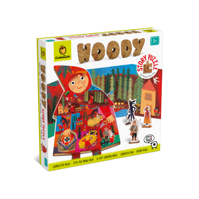 Woody Story Puzzle - Cappuccetto Rosso