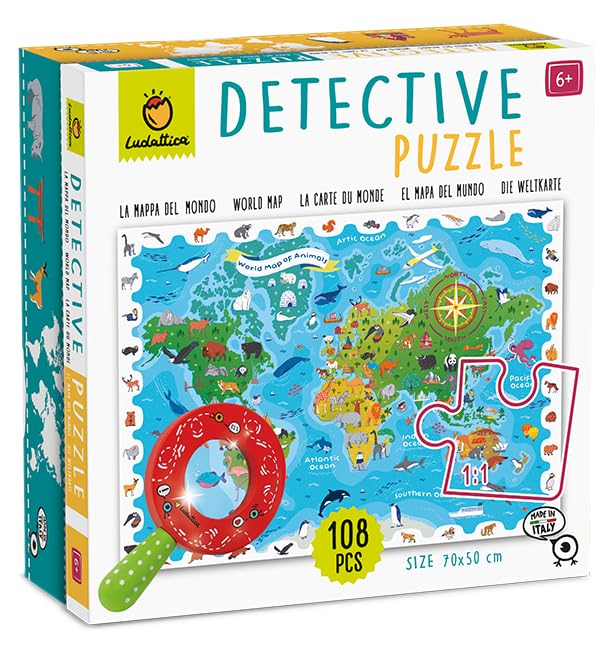 Detective Puzzle - Animali del mondo