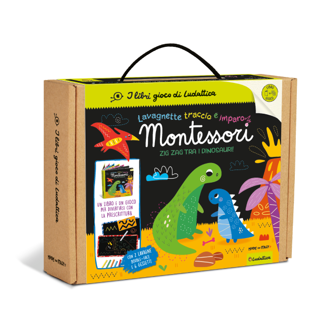 Lavagnette Montessori - Dinosauri