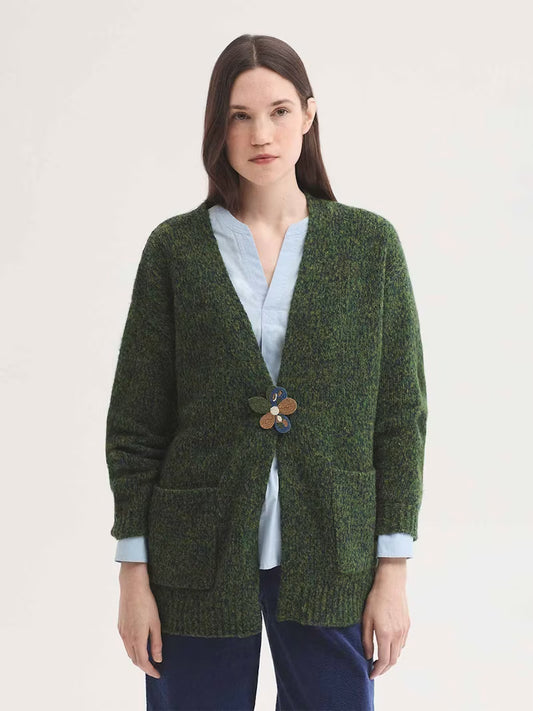 Cardigan lungo - Khaki