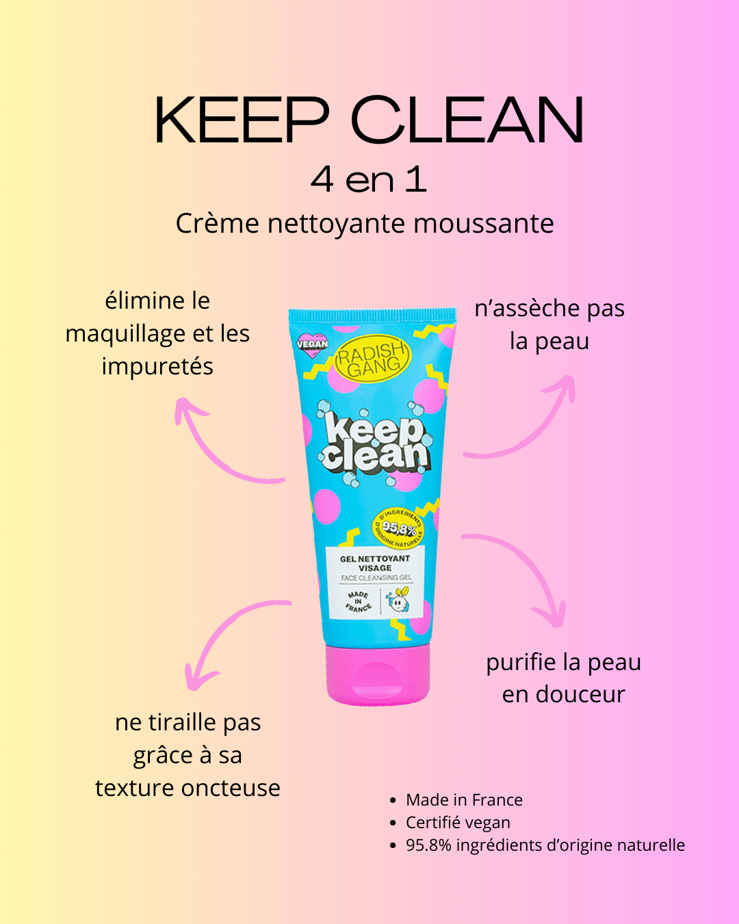 KEEP CLEAN - Detergente per il viso