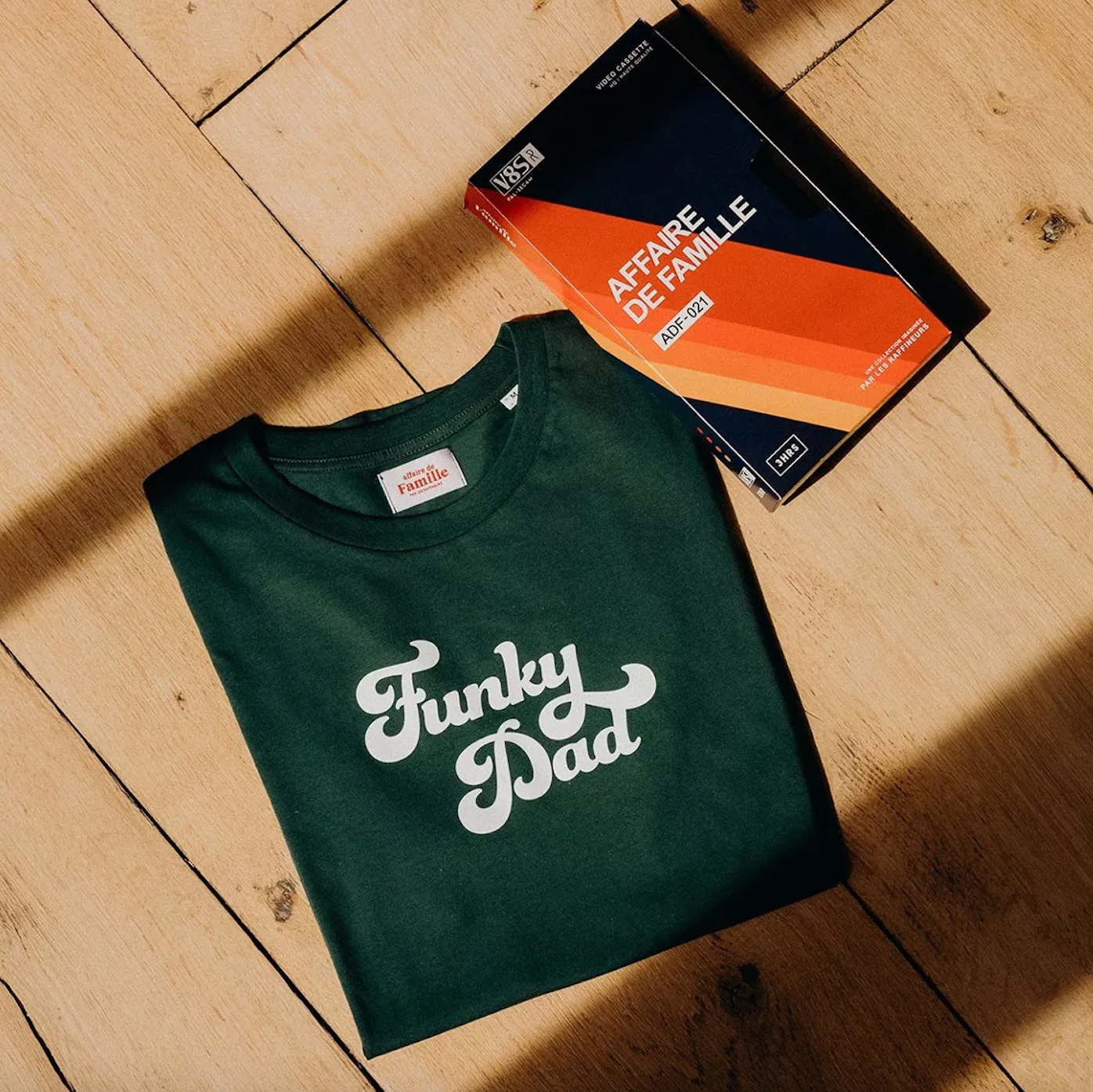 T-shirt Funky Dad - Verde