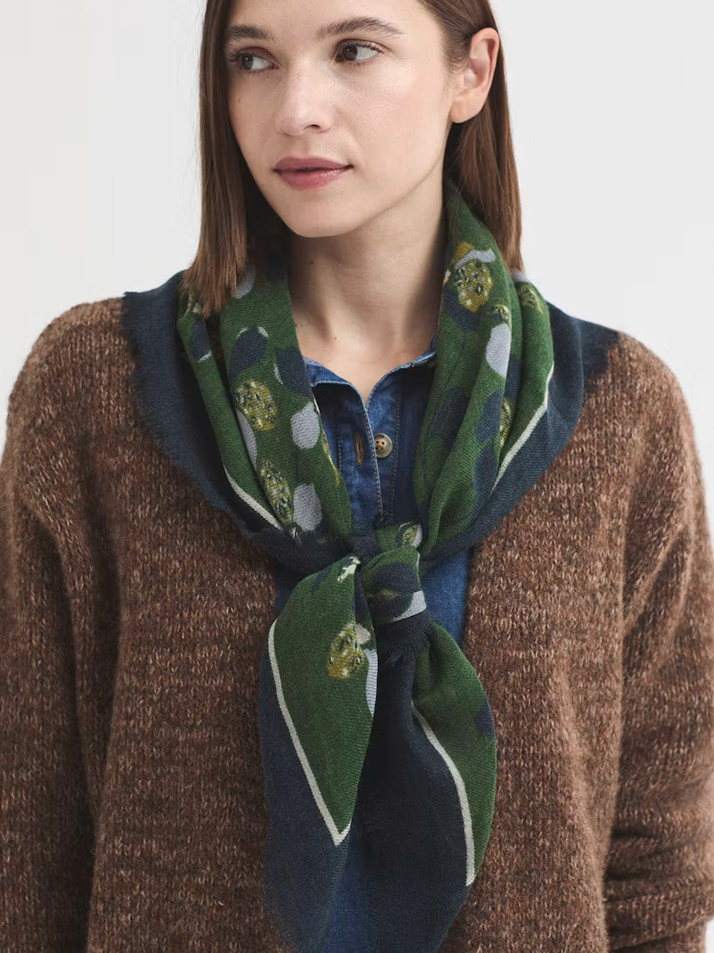 Geometric Flower - Green