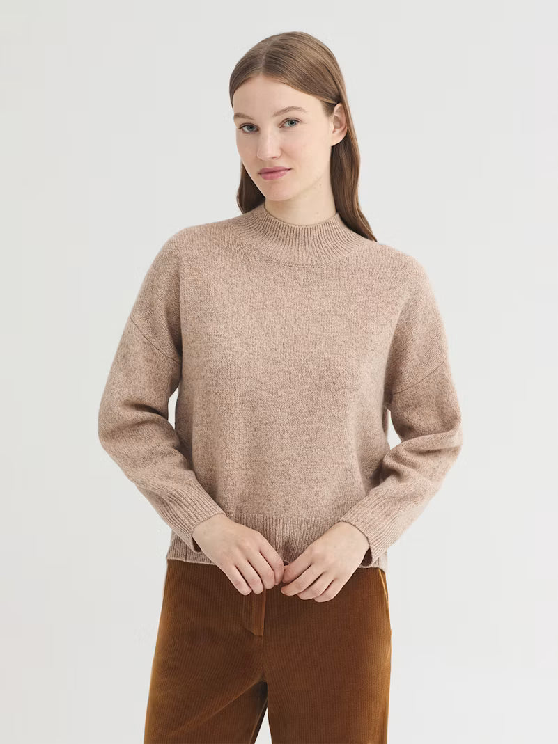 Collo alto - Beige