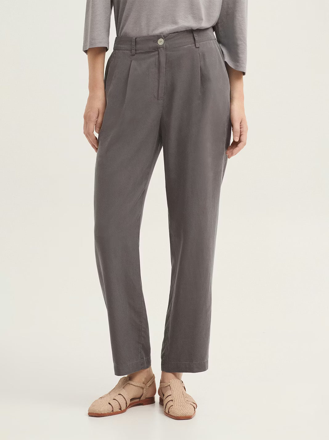 Pantaloni Tencel - Grey