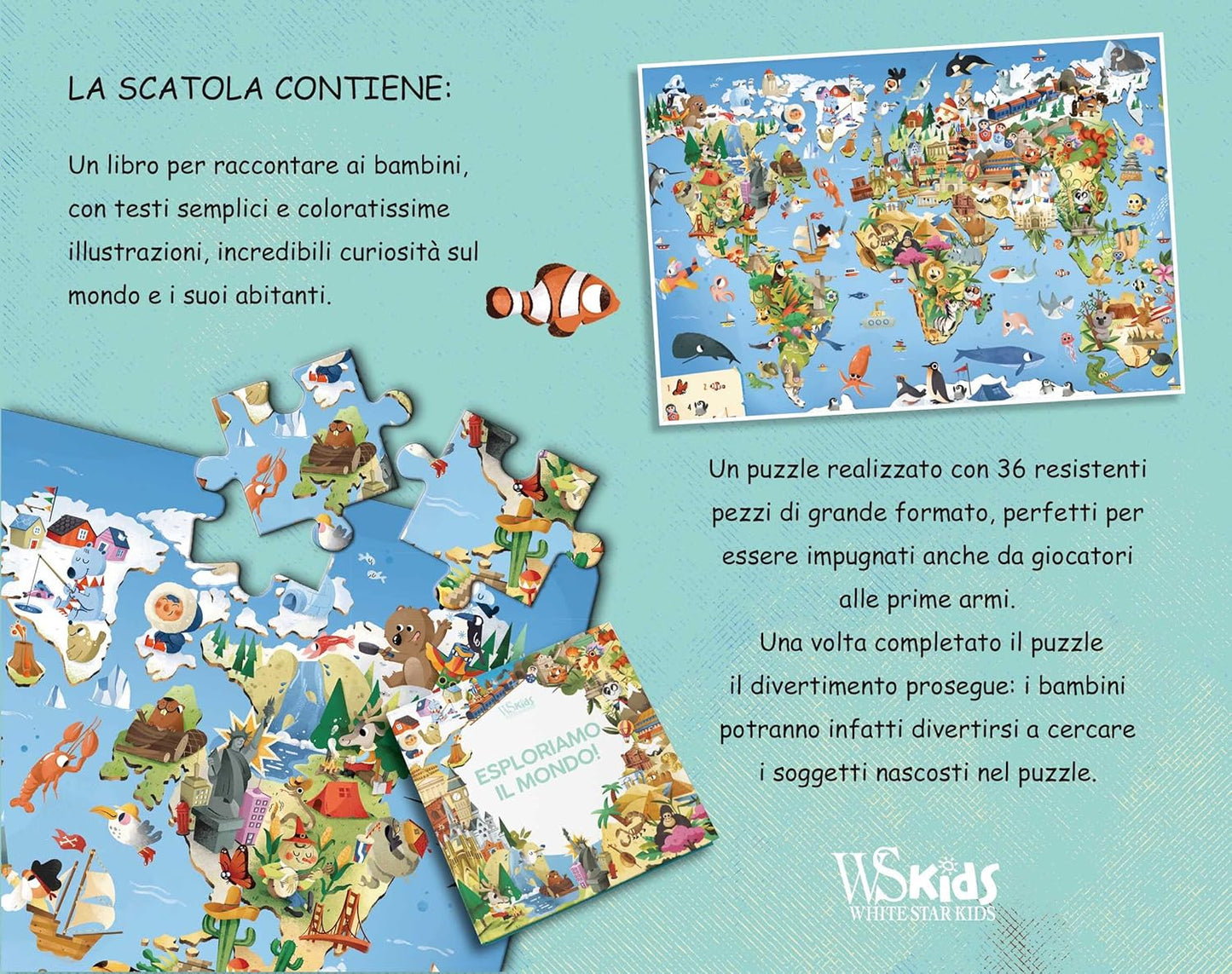 Libro Puzzle - Mondo