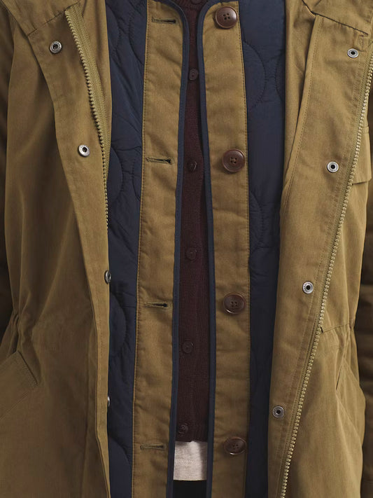 Parka con interno removibile