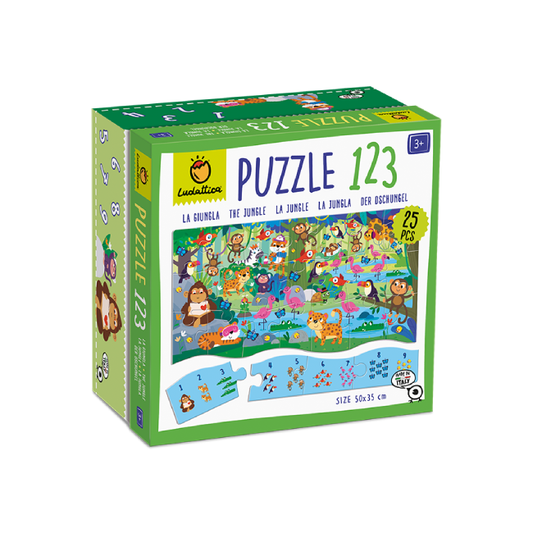 Puzzle 1 2 3 - Giungla