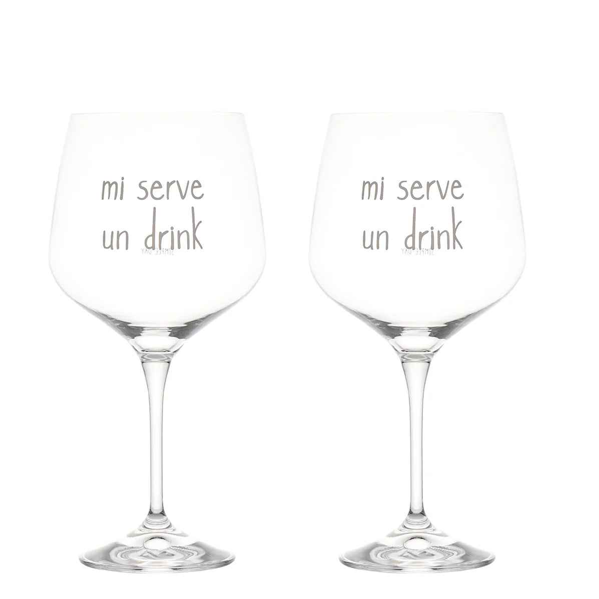 Set 2 calici - Mi serve un drink