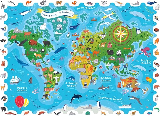 Detective Puzzle - Animali del mondo