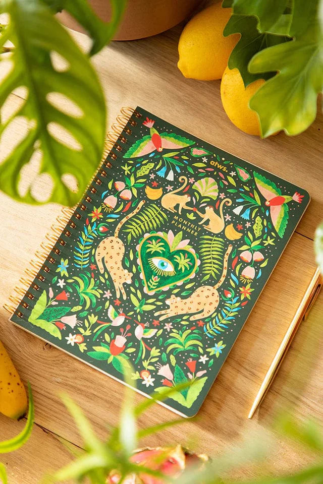 Planner Mensile - Cuore Verde