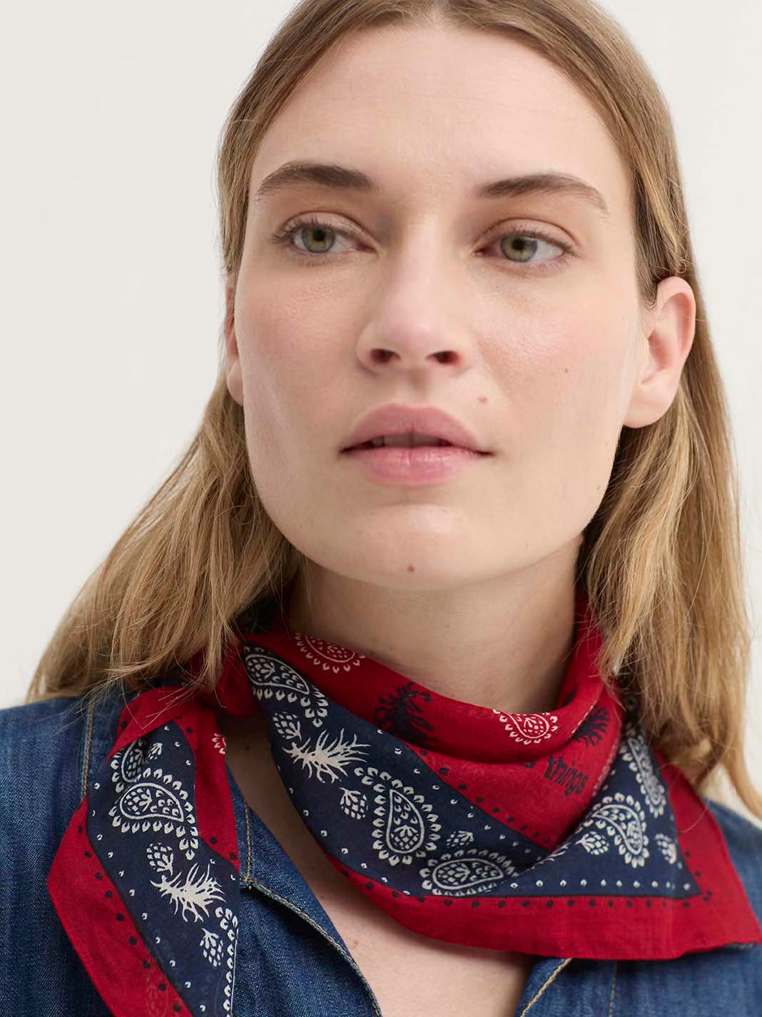Foulard Pine - Rosso