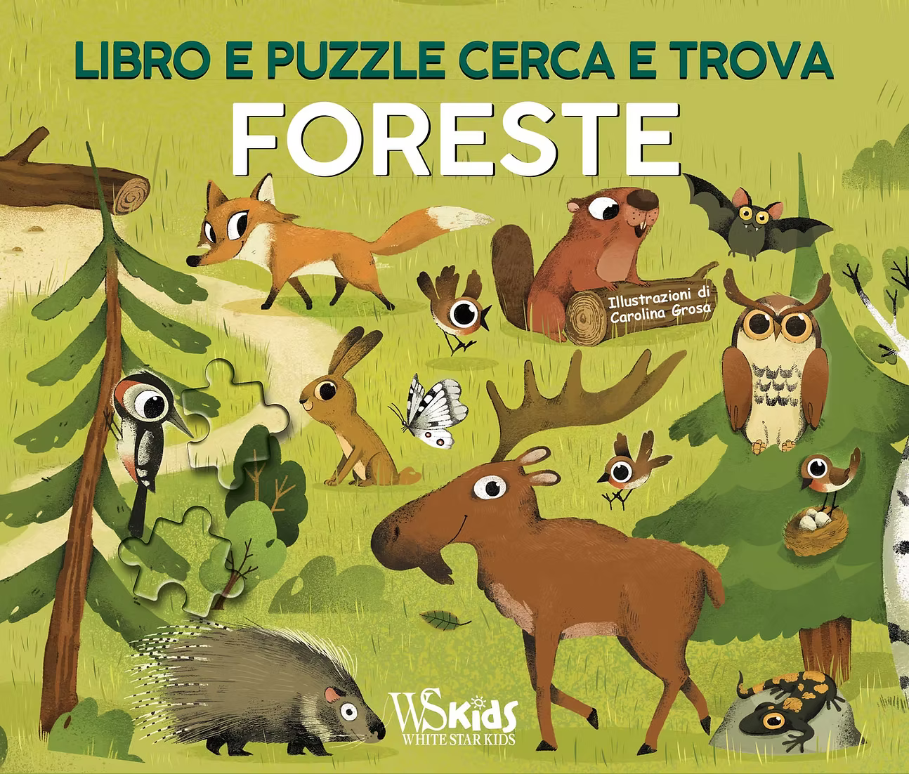 Libro Puzzle - Cerca e trova Foreste