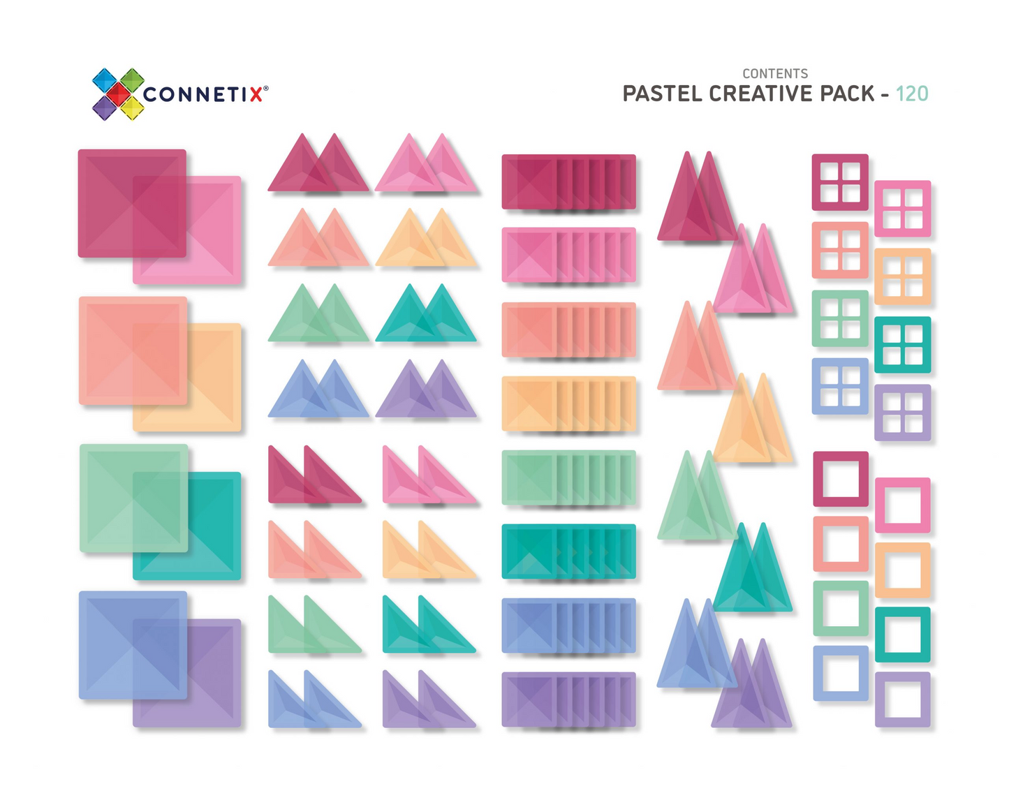 Creative Pack - 120 pezzi Pastel