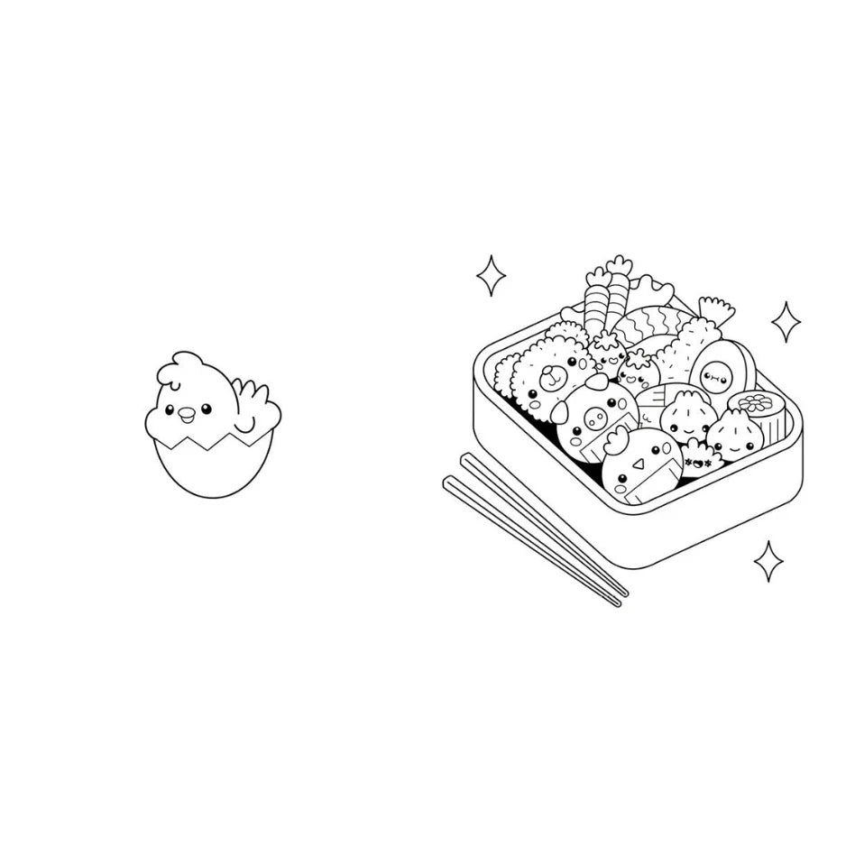 Libro da colorare - Super Kawaii