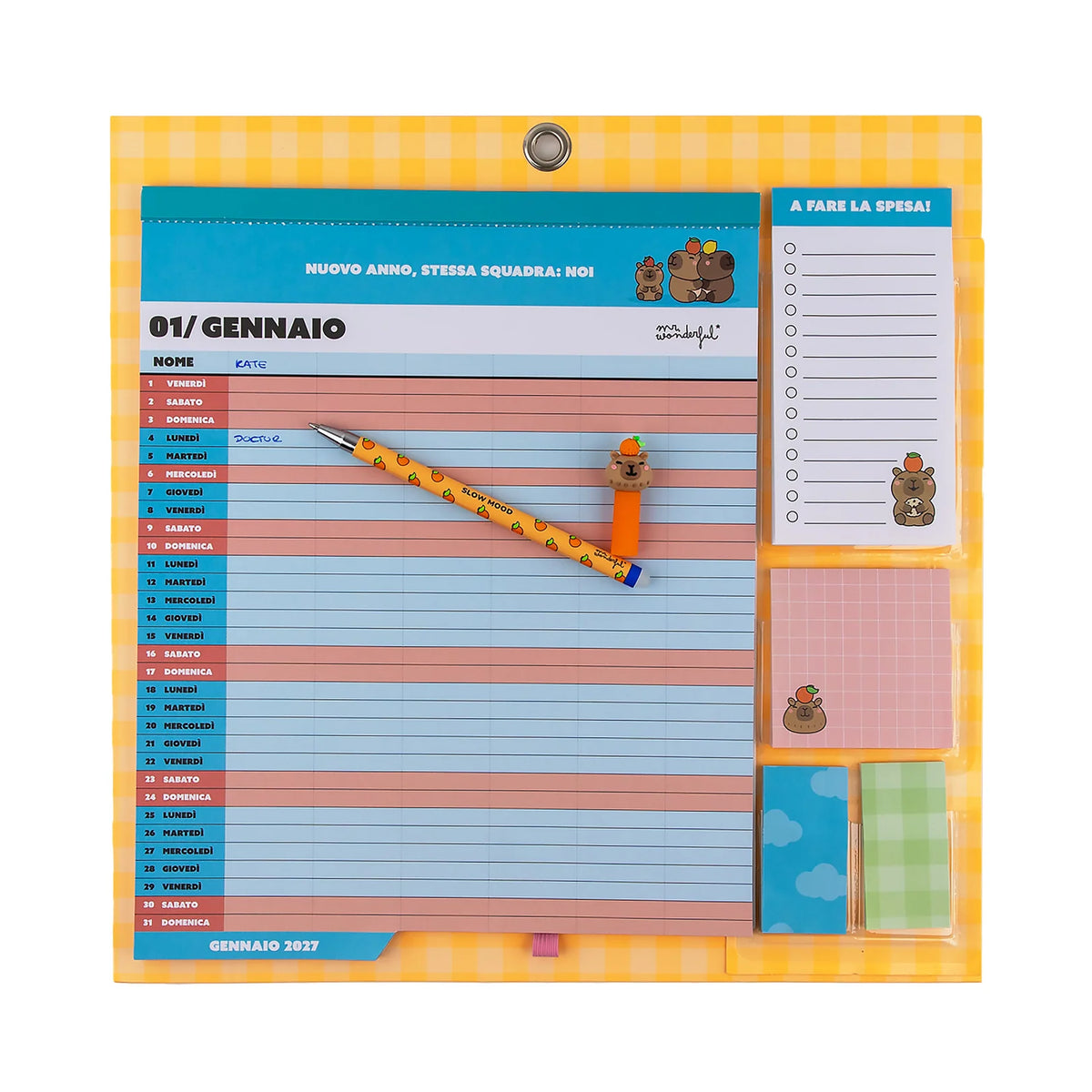 Calendario Famigliare Magnetico