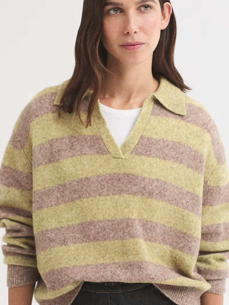 Polo Stripe - Natural