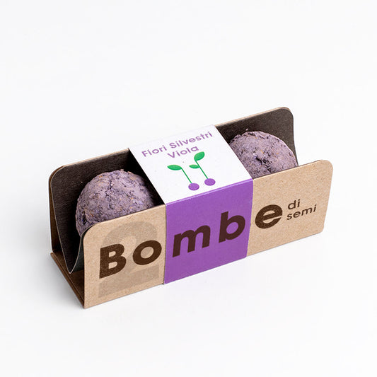 Bombe floreali - Fiori silvestri viola