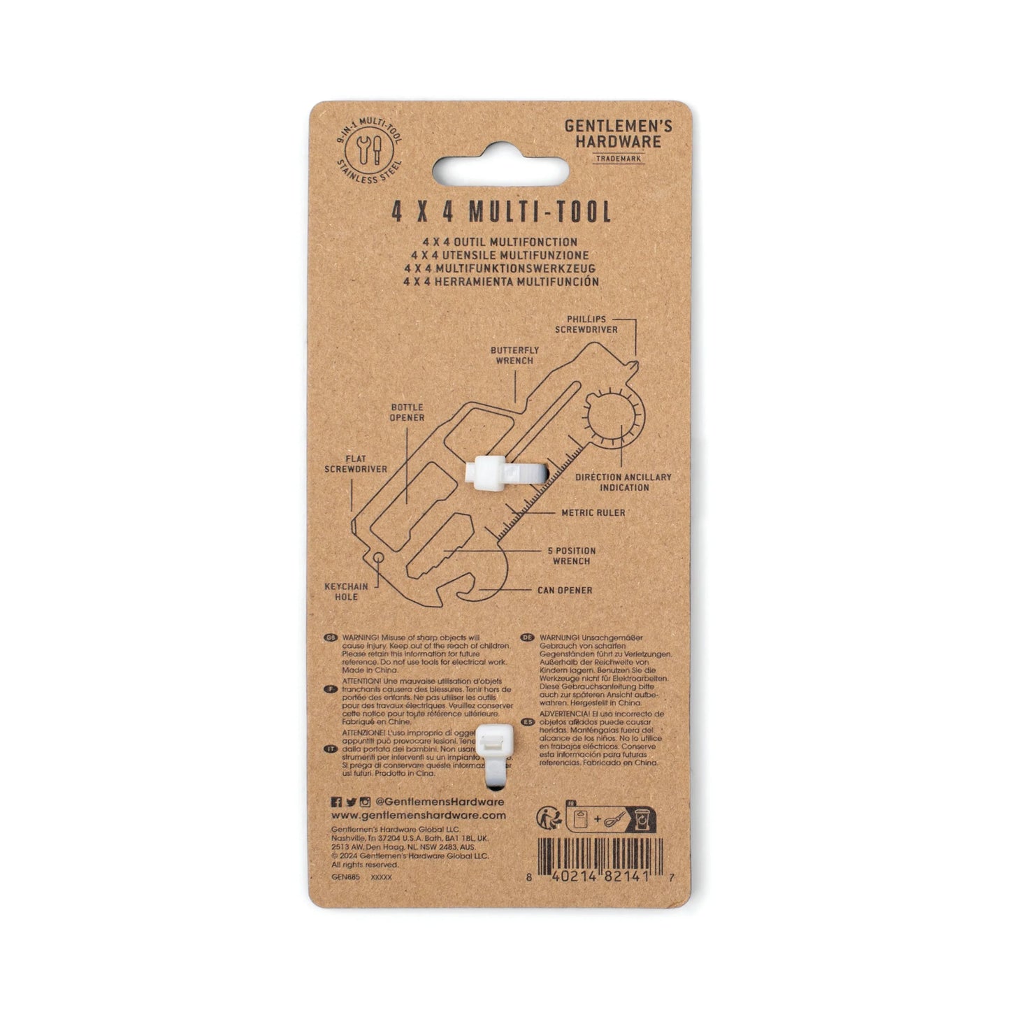 4x4 Credit Card Tool