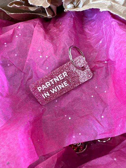 Portachiavi - Partner in wine, rosa