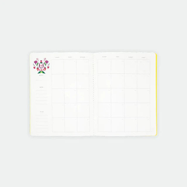 Planner Mensile - Cuore Rosa