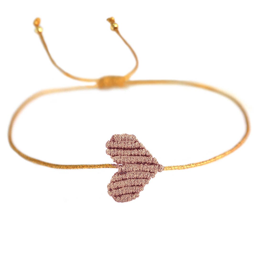 Bracciale Cuore - Champagne