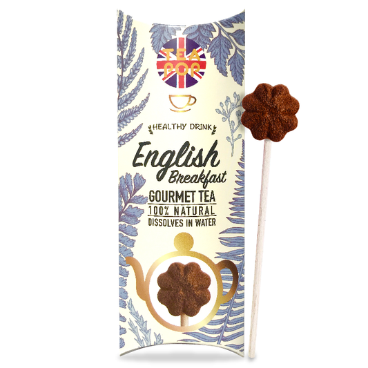 English Breakfast Gourmet TEA on-a-stick! (vassoio per basto