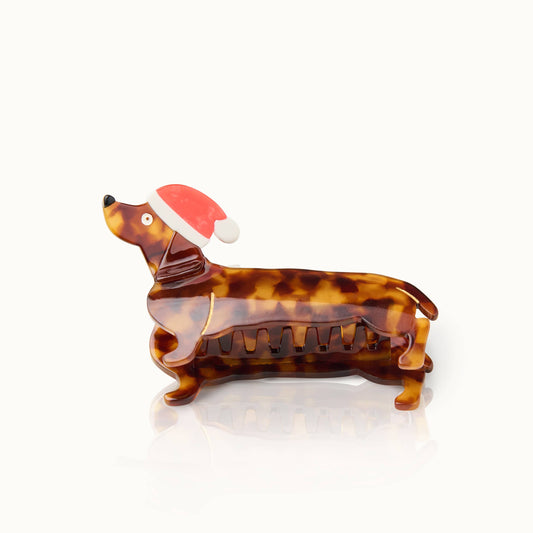 Fermagli per capelli Sausage Dog Christmas