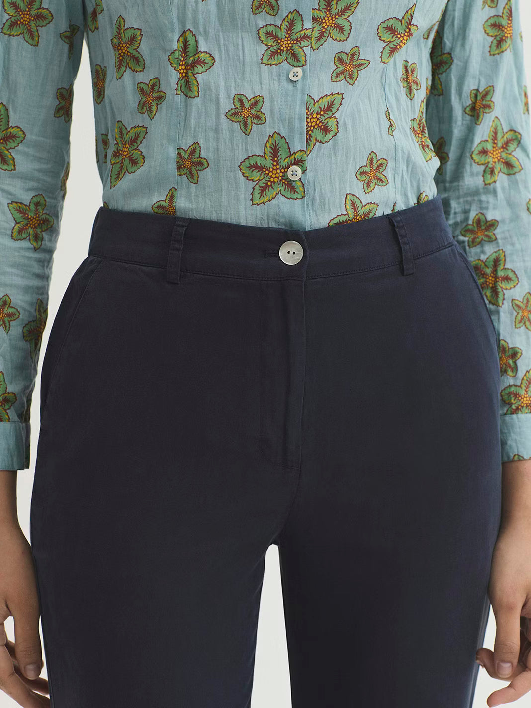 Pantaloni Tencel - Blu