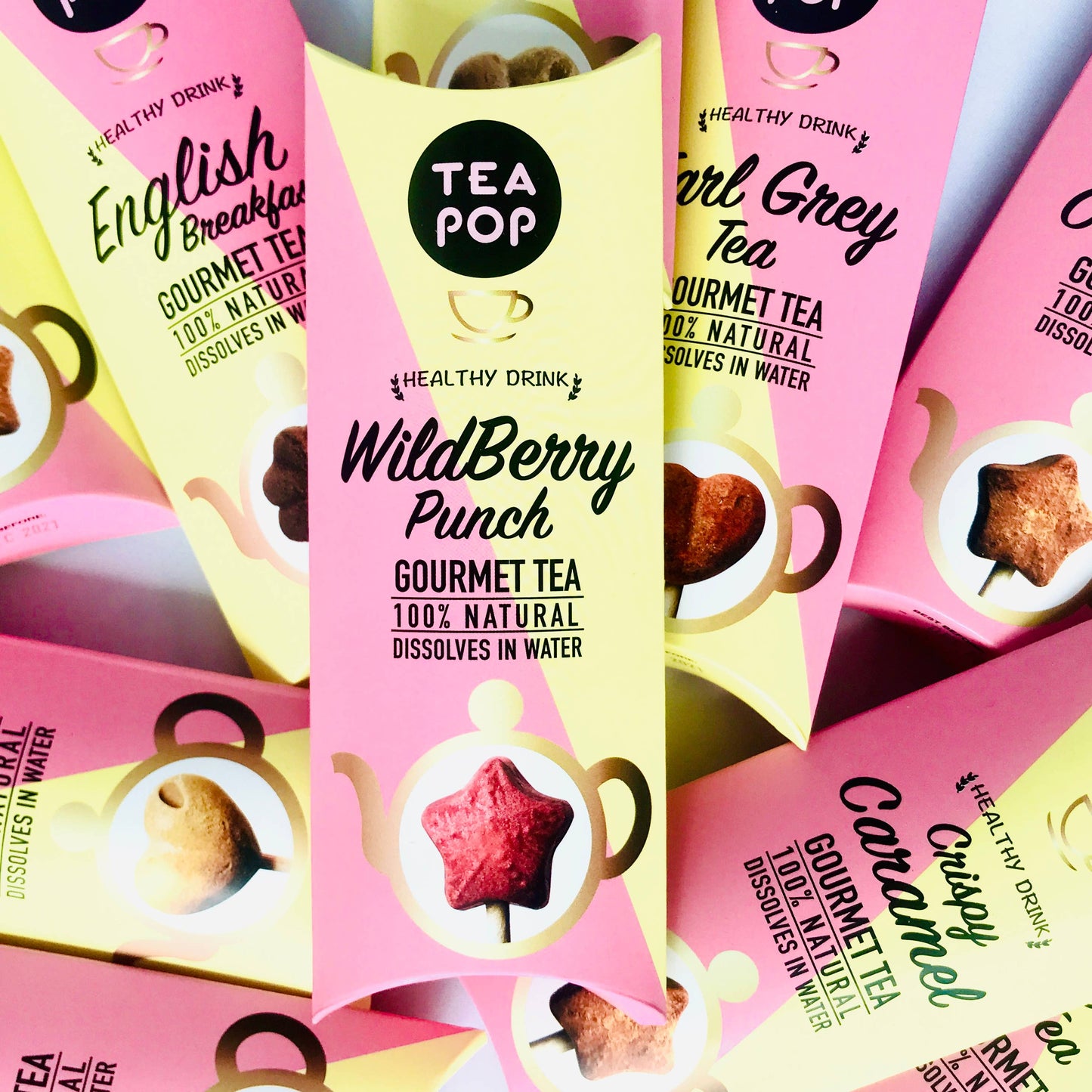 WildBerry Punch Gourmet TEA su stecco! (vassoio per bastonci