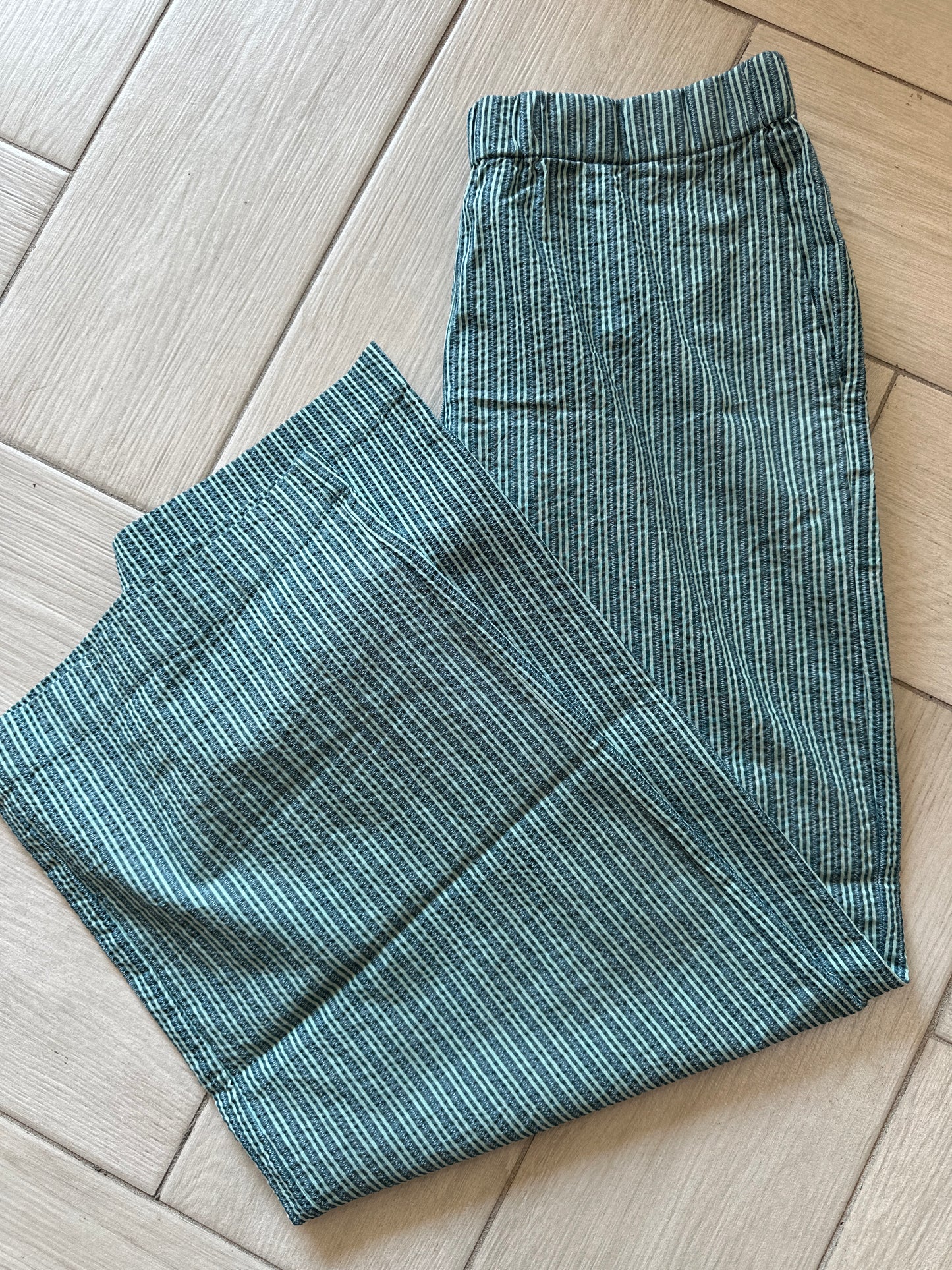 Pantaloni Striped - Blu