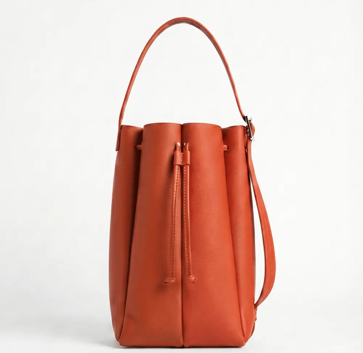 Bucket bag - Mattone