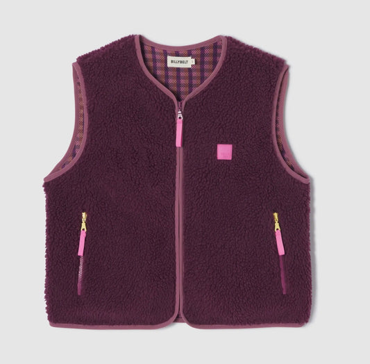 Gilet Sherpa - Viola PREORDER