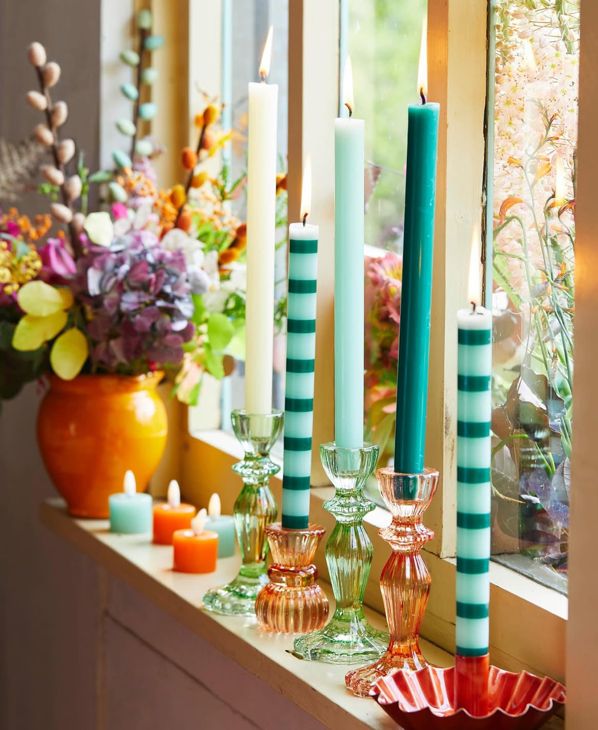 Candela stripes verde