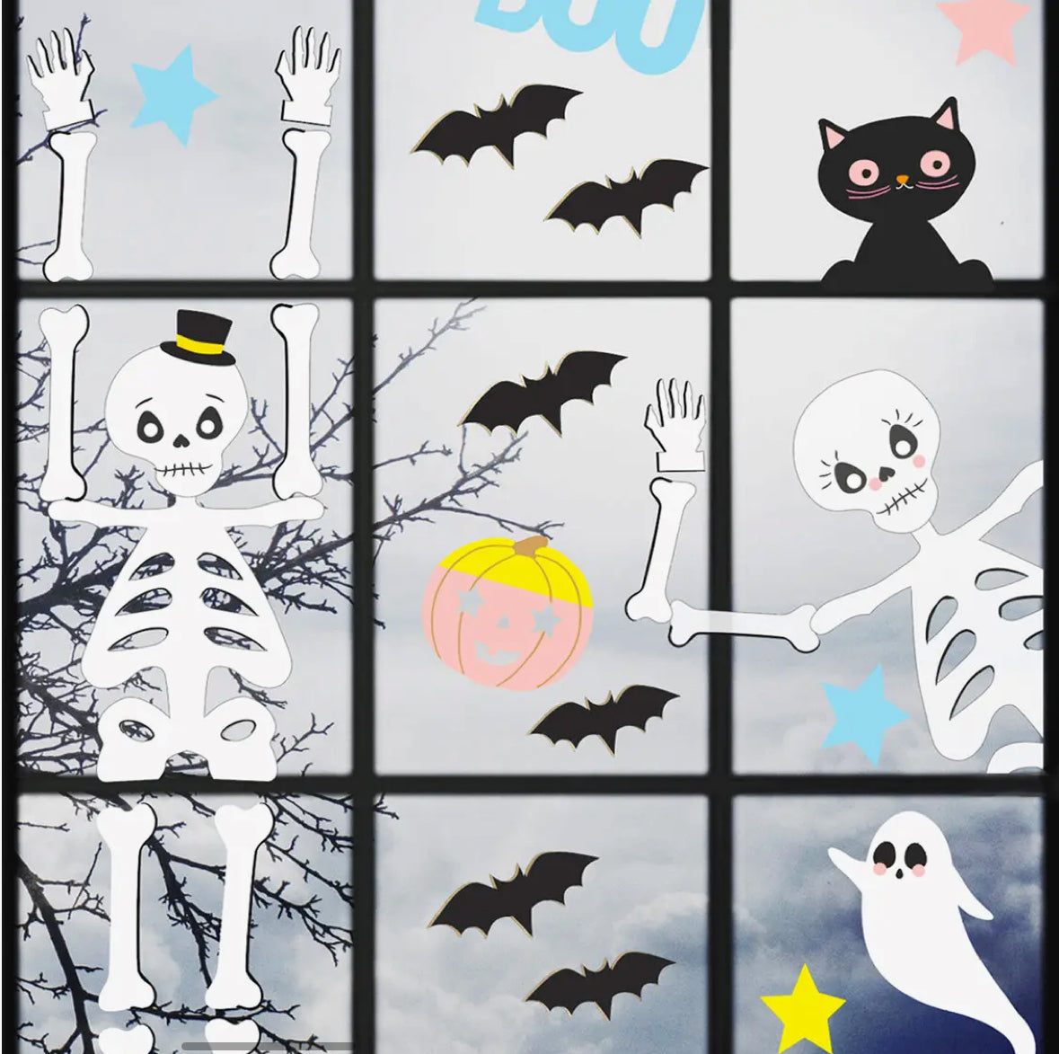 Adesivi finestre Halloween