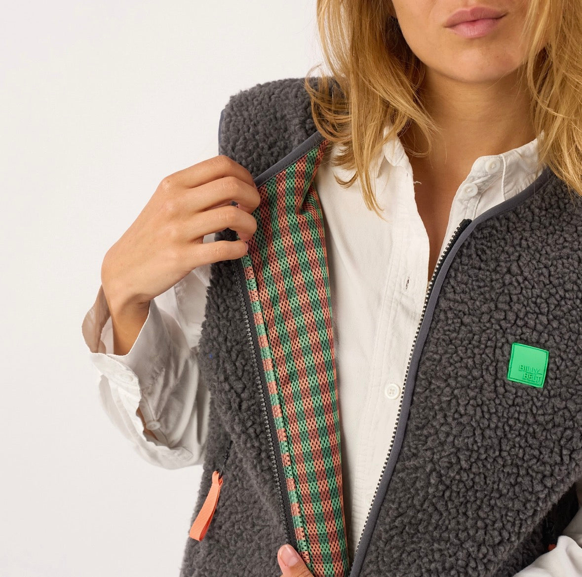 Gilet Sherpa - Grigio
