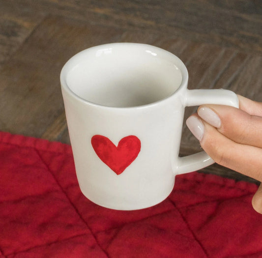 Set 2 tazzine cuoricini